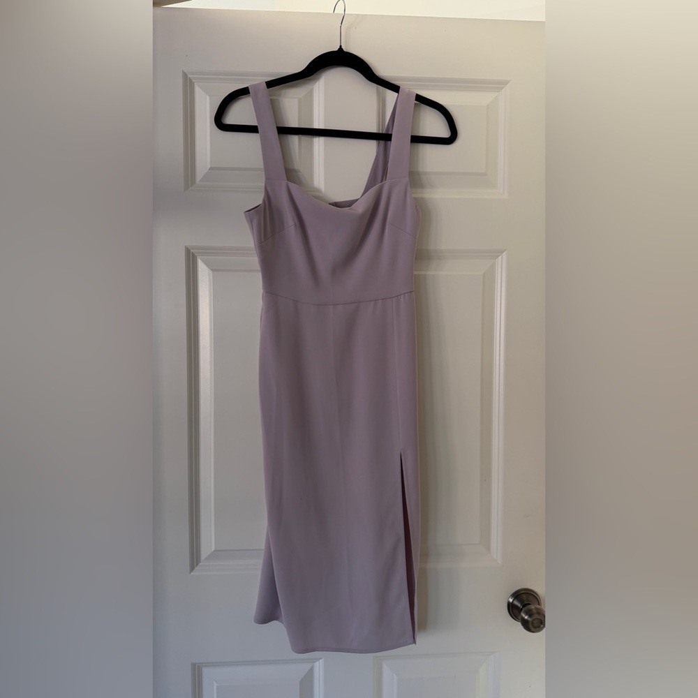 Aritzia Soft Purple Midi Dress